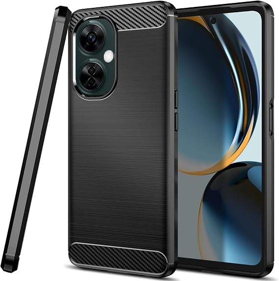 CoverON Designed for Oneplus Nord N30 5G Case Slim, Minimal Thin TPU Rubber Flexible Skin Cover Shockproof Protective Silicone Sleeve Fit Oneplus Nord N30 5G / Nord CE 3 Lite Phone Case - Black