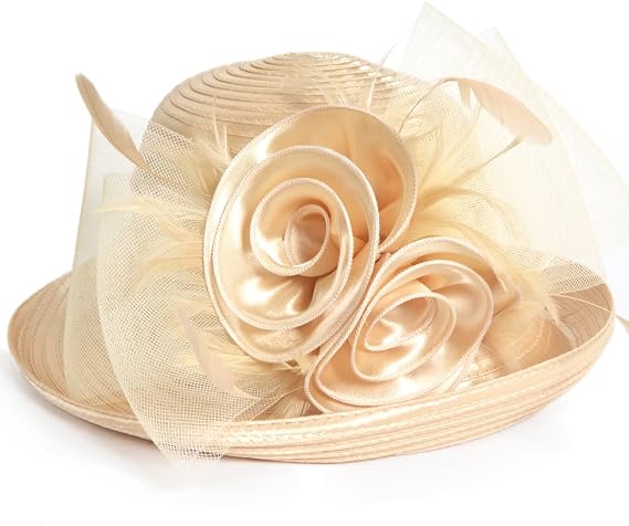 VECRY Womens Tea Party Church Baptism Wedding Derby Dressy Hat