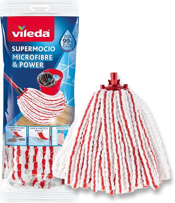 Vileda SuperMocio Microfibre Mop Refill Head