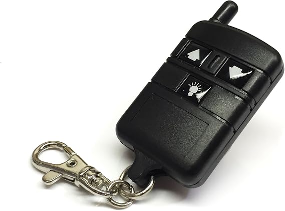 3-Button Keyfob Transmitter with Light Icon