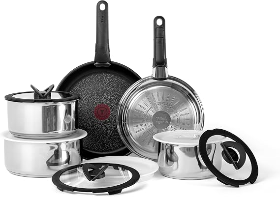 T-fal Ingenio Expertise Stainless Steel Pots and Pans Set, 13-Piece