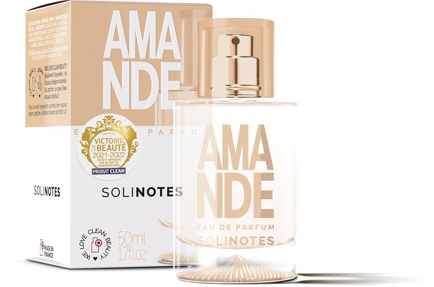 Solinotes - Eau de Perfume 1.7 oz Almond