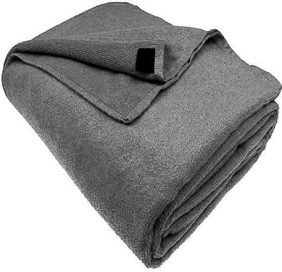 Extra Large Luxury Super Jumbo Bath Sheet (150 x 200 cm – 600 GSM) L Massive Body Wrap Towel – Ultra-Soft, Super Absorbent, Beach Hotel Spa Quality Big Towels (Charcoal Grey)