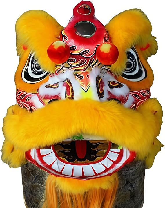 FENGSHUI-CAISHEN Lion Dance Set, Costume for Chinese New Year Decoration, Party Carnival, Chinese Decor & Gifts