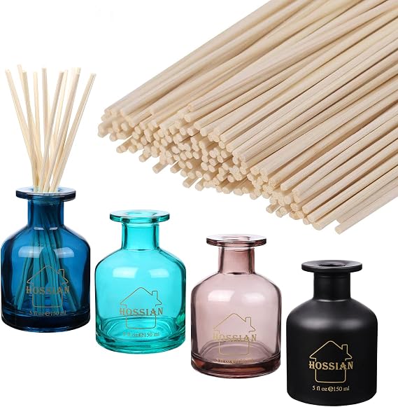 HOSSIAN Diffuser Bottles with Reed Sticks