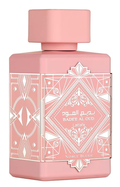 Lattafa Bade'e Al Oud Noble Blush for Unisex Eau de parfum Spray, 3.4 Ounce / 100 Ml