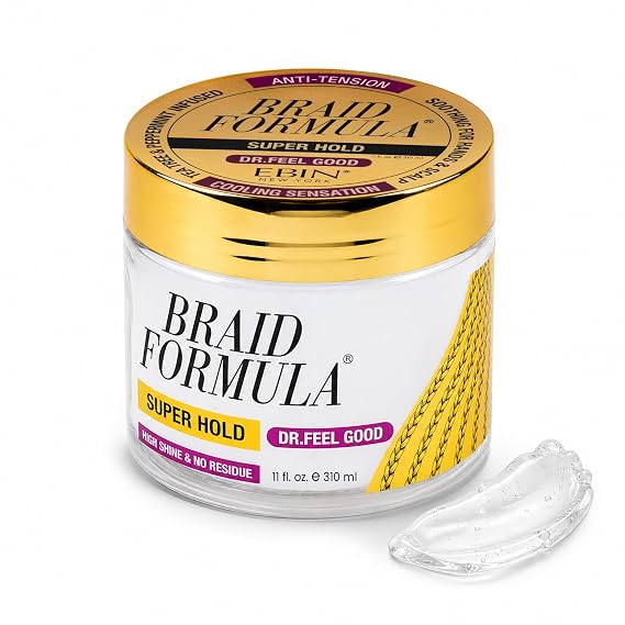 EBIN NEW YORK Braid Formula Dr. Feel Good Braiding Gel, 11 Fl Oz