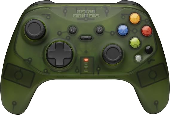 RETRO FIGHTERS/Hunter XBOX専用 ワイヤレスコントローラ Transparent Green