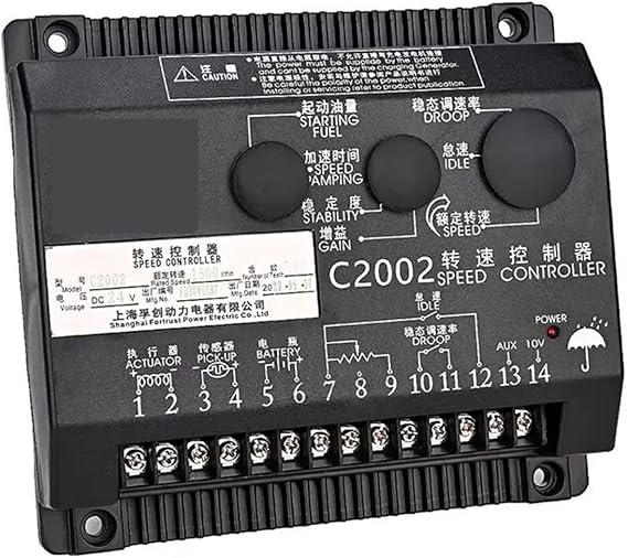 Speed Controller Board Generator Engine Governor C2002 Alternator Governor Speed Controller Engine Control Unit for Diesel Generator