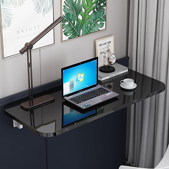Wall Mounted Folding Table,flip Down Wall Desk,fold Down Table Wall Mounted,laundry Room Folding Station,Floating Folding Table, Sturdy Hanging Table For Apartment,Study,Bedroom Kitchen Room Restauran