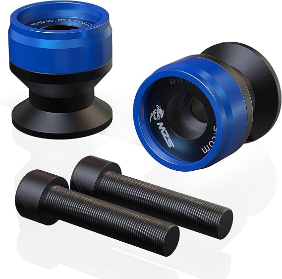 MZS 6MM Swingarm Spools, Motorcycle Paddock Stand Bobbins Swing Arm Sliders
