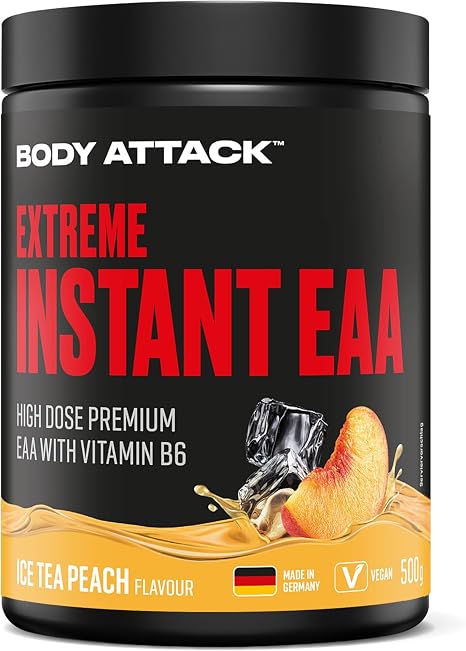 Body Attack Extreme Instant EAA Powder Ice Tea Peach 500 g