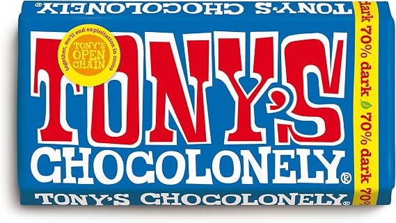 Chocolate Bar Dark Chocolate Dark Chocolate 180g Fair Trade by Tony's