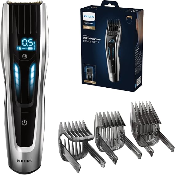Philips Series 9000 Pro Precision Hair Clipper for Total Control and Precision with 400 Length Settings - HC9450/13