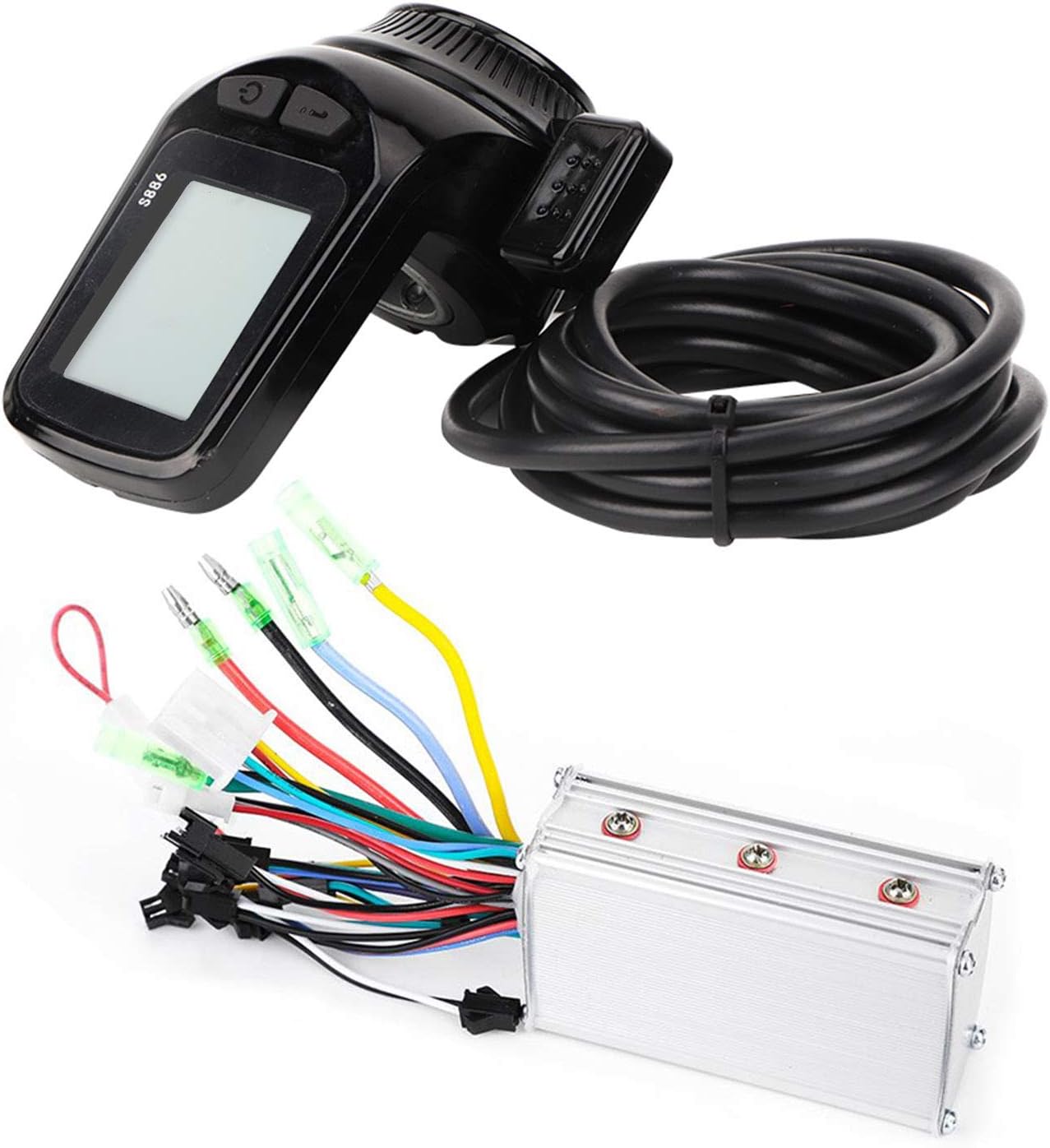 Electric bicycle electric scooter brushless controller LCD display panel dial instrument, lightweight, durable, waterproof, environmental and easy to use, keyword input, suitable for electric bicycles