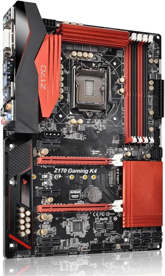 Computer Motherboards Intel Z170 1151 Motherboard Fit for ASRock Z170 Gaming K4 4DDR4 64GB PCI-E 3.0 2M.2 6SATA III USB3.1 for Intel 6th /7th Gen Core CPU