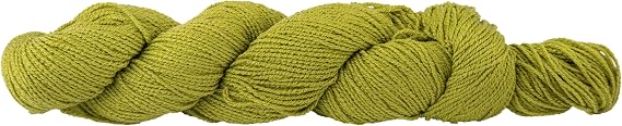 HiKoo CoBaSi Sock Yarn, Cotton, Bamboo, Silk, 220 yd, #008 Natural Olive