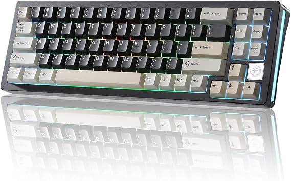 YUNZII AL71 68% Gaming Keyboard, Full Aluminum CNC Hot-Swap Compatible, Wireless Gasket Mechanical Keyboard, NKRO 2.4GHz Wireless BT5.0/USB-C Wired RGB Backlight for Win/Mac, Gift, Technical Standards