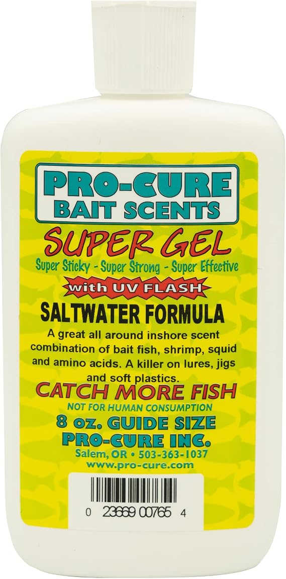 Pro-Cure Saltwater Formula Super Gel, 8 Ounce, Multi (G8-SWF)