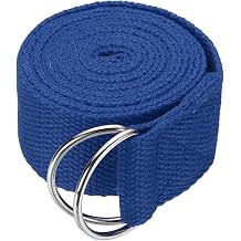 Yoga Strap for Stretching, Athletic Stretch Band with Adjustable Metal D Ring Buckle Yoga Bands