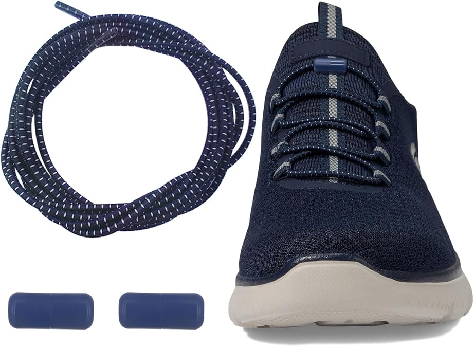 UamGlsob Elastic Quick Laces for Skechers Running Training Shoes, Stretchy Shoelaces Strings Replacements Bungee Speed Laces