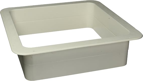 Ventline VA0445-28 Birch White 4-1/8" Radius Garnish, Grey