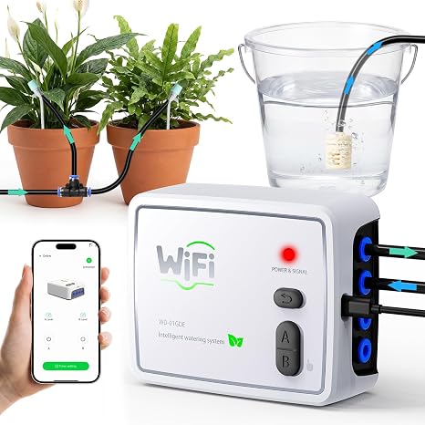 Automatic Watering System Dual Channel, WiFi, for 20 Potted Plants