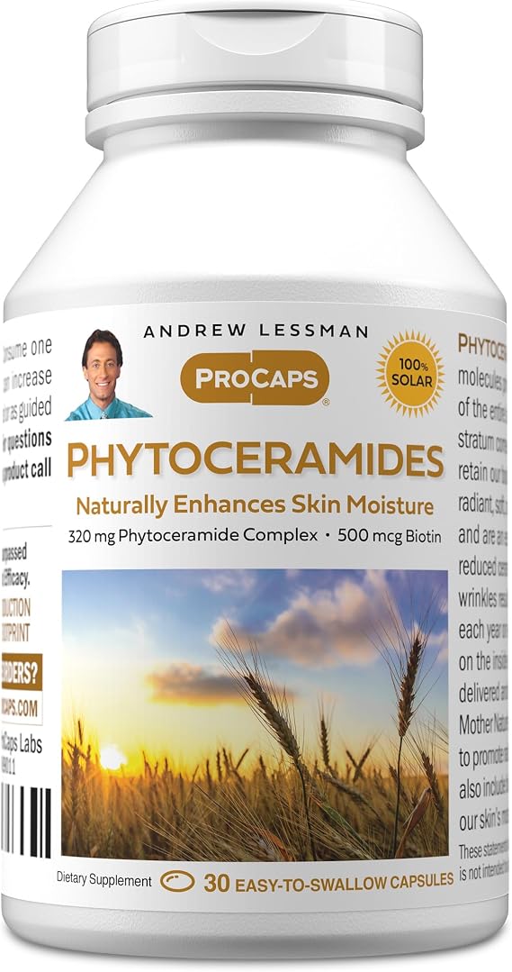 ANDREW LESSMAN Phytoceramides Skin Supplement, 30 Softgels