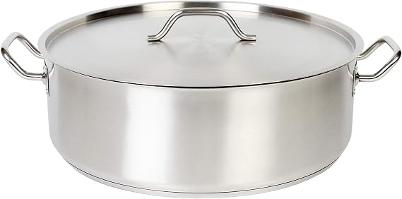 Thunder Group Stainless Steel Brazier, 25-Quart