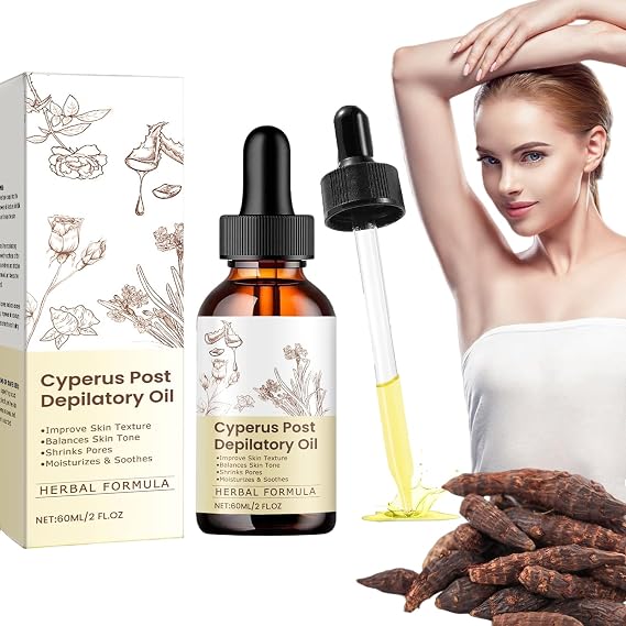Cyprus Rotundus Oil for Hair Removal, Moisturizing& Soothing Cyperus Oils