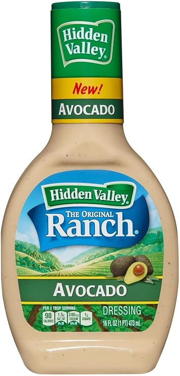 Hidden Valley Original Ranch Flavors Dressing - Avocado - 16 oz