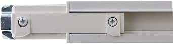 Lightolier 6003NWH Basic Track Lighting Jointer Section, Single Circuit, White, 8-Feet