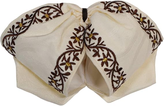 M-Royal Saddles Beige Mexican Charro Mono Diseno Flor
