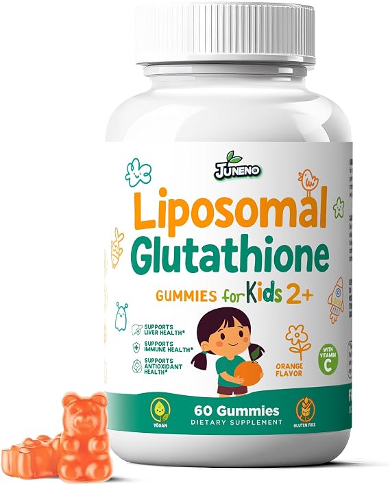 Liposomal Glutathione Gummies for Kids, Vitamin C Immune Support