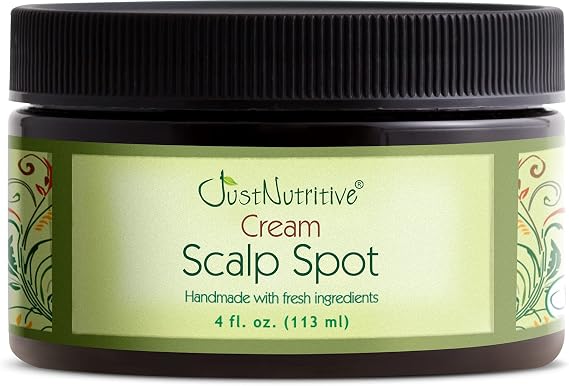 Bald Spot Hair Growth Cream | Scalp Treatment for Receding Hair | For Men and Women | Just Nutritive | 4 Oz