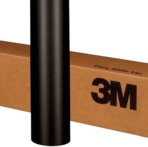 3M 1080 M12 Matte Black 5ft x 12ft (60 Sq/ft) Car Wrap Vinyl Film