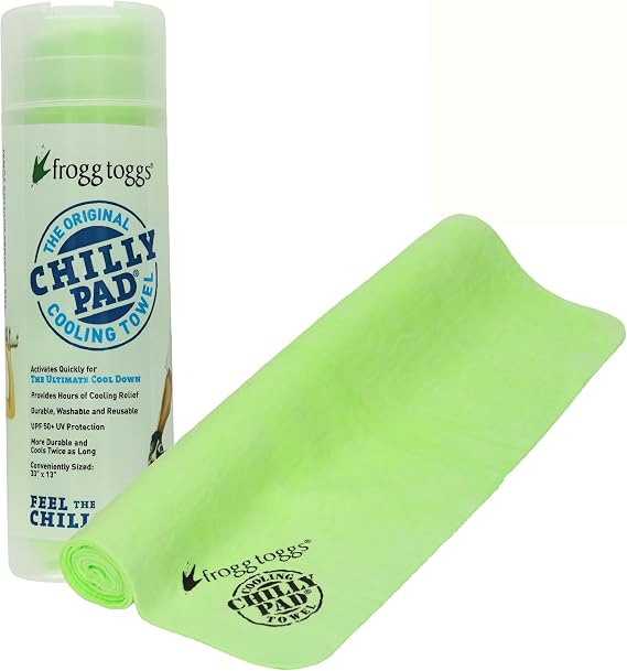 FROGG TOGGS Chilly Pad Cooling Towels for Face and Neck, 33"x13"