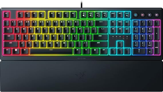 Razer Ornata V3 Gaming Keyboard, Low-Profile Keys, Black