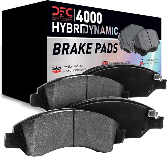 DFC Rear 4000 HybriDynamic Brake Pads| Fits 2022-2024 Changan CS35 | 2009-2015 Hyundai Sonata; 2012-2017 Hyundai Azera; 2016-2021 Hyundai Tucson| Automotive Replacement Brake Pads