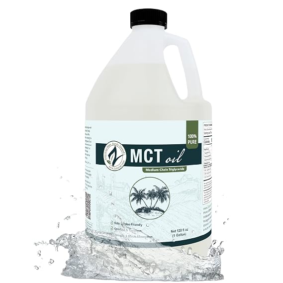 Zatural MCT Oil C8 & C10 (128 Ounce (1Gallon))