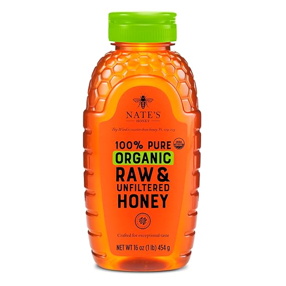 Nate's Organic Honey - 16oz. Squeeze Bottle