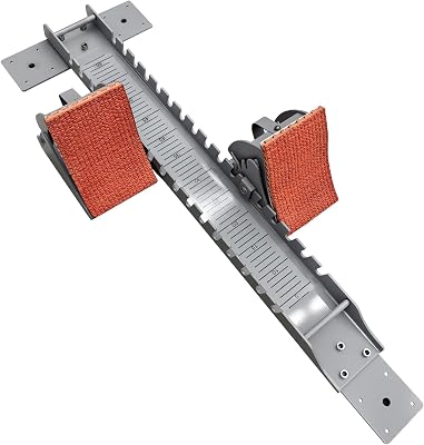 AKABIKE Multi-Function Lightning Starting Block Sprinter Pedals,6 Angle Adjustable Sprinters for Track and Field