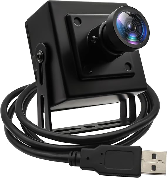 ELP 16MP Wide Angle USB Camera for Raspberry Pi & Computer - 4K Web Camera for Desktop & Laptop - 120 Field of View - IMX298 Sensor
