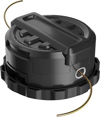 N737410 String Trimmer Head Compatible with De-Walt String Trimmer,Fit for Models: DCST922B,DCST922P1,DCST972X1.Replacement Spool with Pre-spooled Line,Pre-Wound Dual 0.080 Line for Trimming