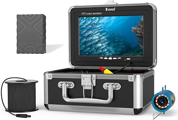 Eyoyo Underwater Fishing Camera 7 inch LCD Monitor Fish Finder 1000TVL