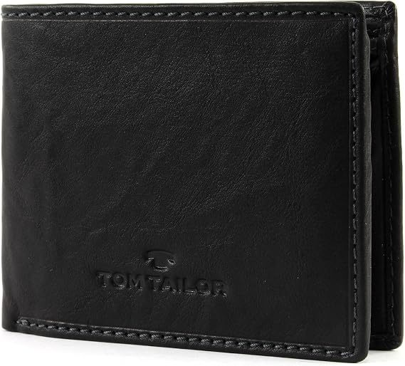 TOM TAILOR Men's Wallets, Black-Schwarz (Schwarz 60), 13x10x1 cm (B x H x T)