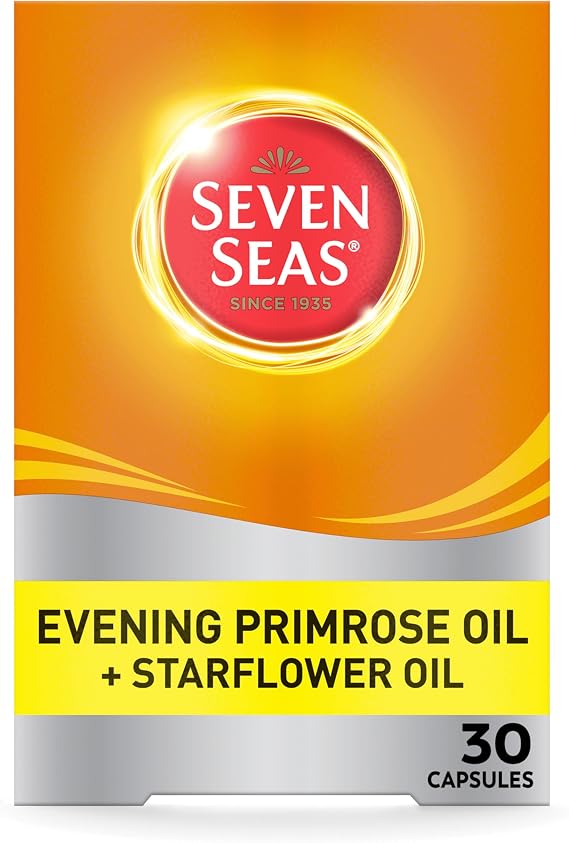 Seven Seas Evening Primrose Once A Day Plus Starflower Oil 1000mg 30 Capsules