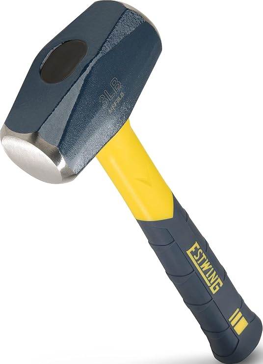 ESTWING Sure Strike Drilling/Crack Hammer, 3lb Hand Sledge, MRF3LB