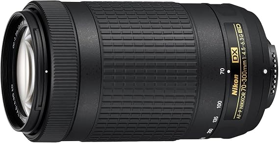 Nikon AF-P DX NIKKOR 70-300mm f/4.5-6.3G Ed Lens for Nikon DSLR Camera Model 20061 Certified Refurbished
