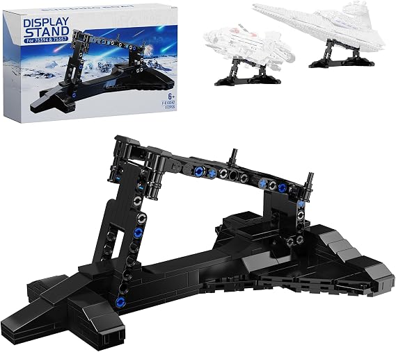 Display Stand Compatible with Lego 75394 & 75357, Imperial Aircraft Stand Building Kit, Creative Gifts and Movie Collectibles for Fans, Adults, Kids (172 PCS)